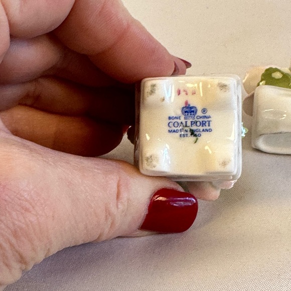 CoalPort Bone China of England Miniature Floral Boutique - set of 2 - Picture 14 of 15